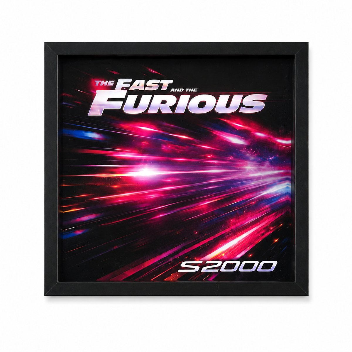 Cadre mural LEGO Speed Champions Honda S2000 77241 25x25 sans set LEGO