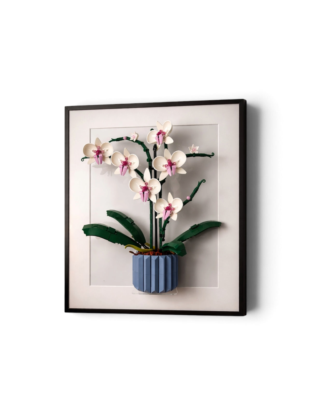 Cadre LEGO Orchidée – Display mural Botanique 10311 | 40×50 cm