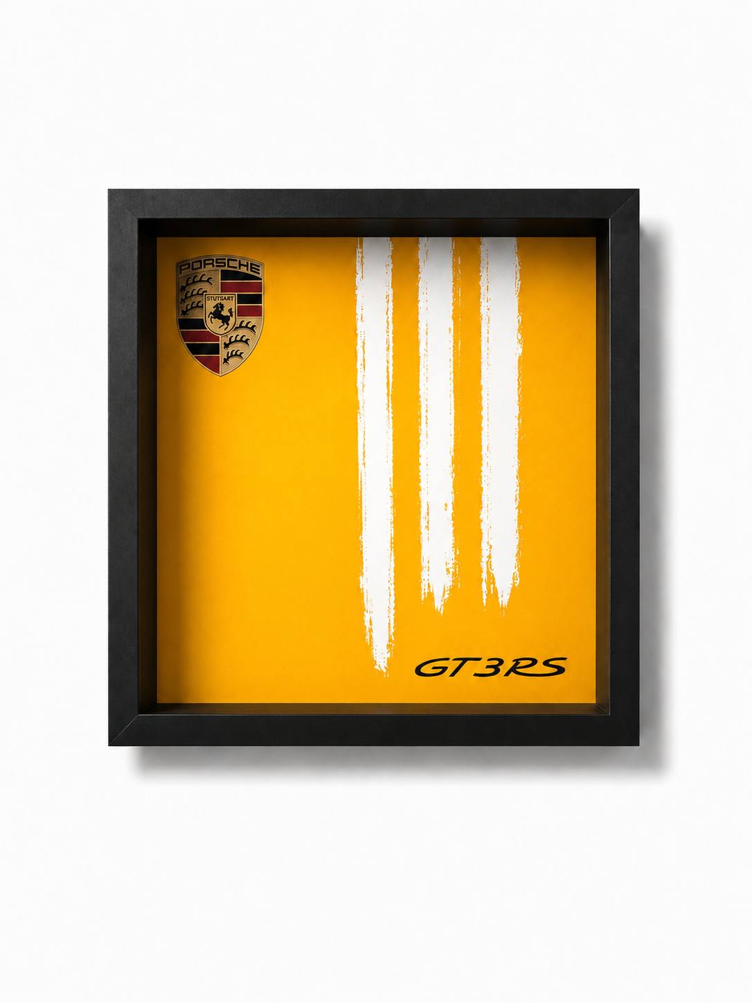 Cadre mural LEGO Speed Champions Porsche 911 GT3 RS 25x25 sans set LEGO