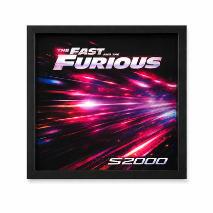 Cadre mural LEGO Speed Champions Honda S2000 77241 25x25 sans set LEGO