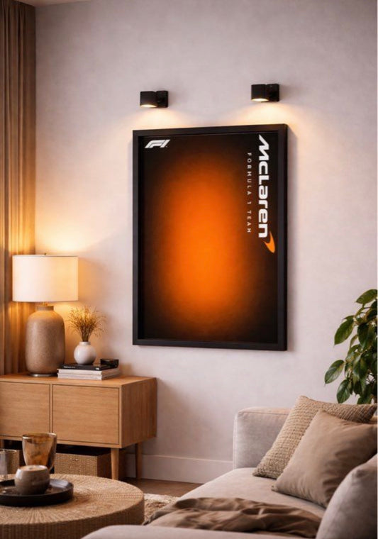 Cadre mural personnalisé pour LEGO® Technic McLaren – Idée cadeau fan Formule 1