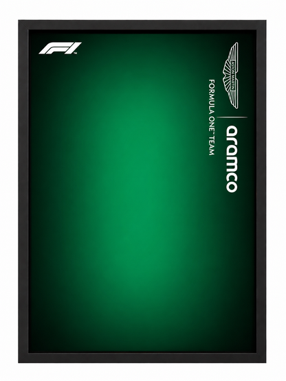 Cadre LEGO Aston Martin AMR25 F1 – Display mural Technic 42240 | 50×70 cm