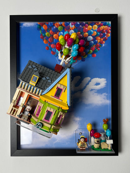 Cadre lego Disney la Haut maison volante ballons expositions murale 