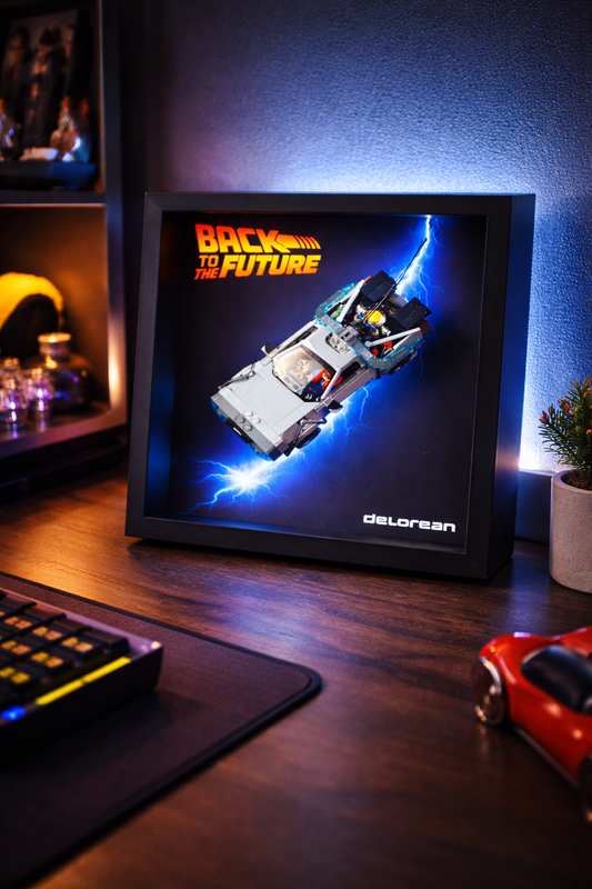 Cadre lego speed champions Delorean retour vers le futur 