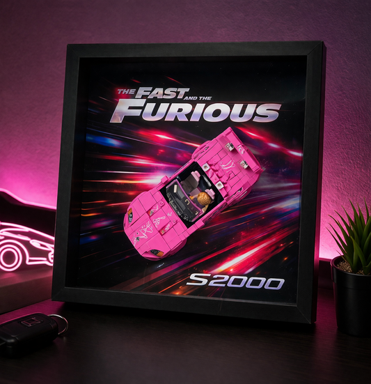 Cadre lego speed champions faste and Furious Honda s2000 rose 