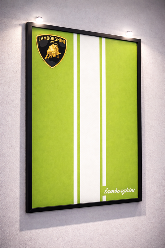 Cadre mural compatible LEGO Technic Lamborghini décoration supercar
