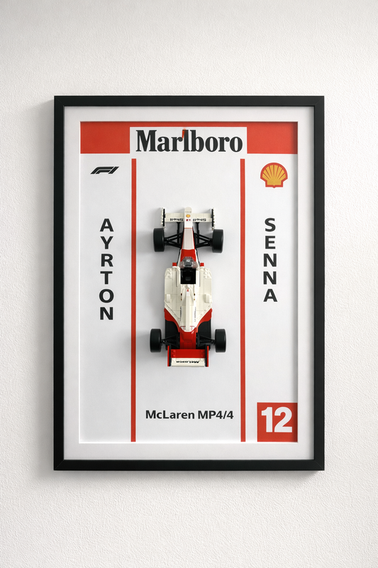 Cadre mural compatible LEGO Icons Formule 1 décoration premium

