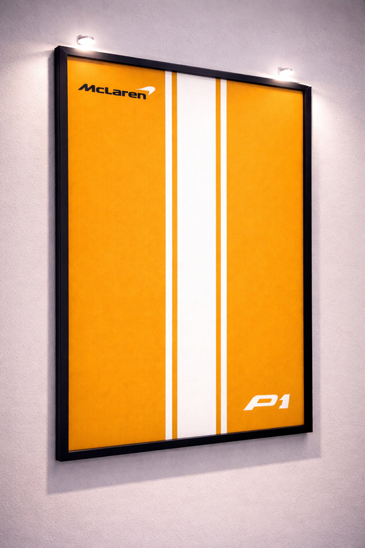 Cadre mural LEGO Technic McLaren P1 décoration supercar

