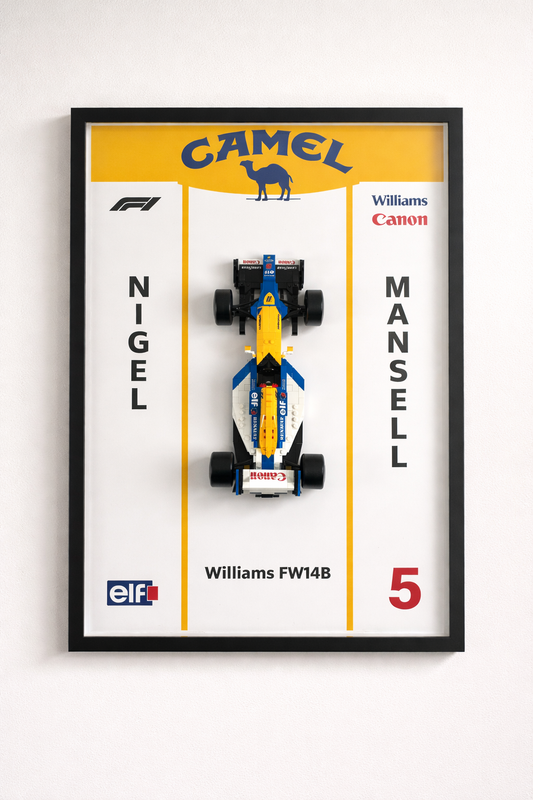 Exposition murale LEGO Icons F1 collection adulte

