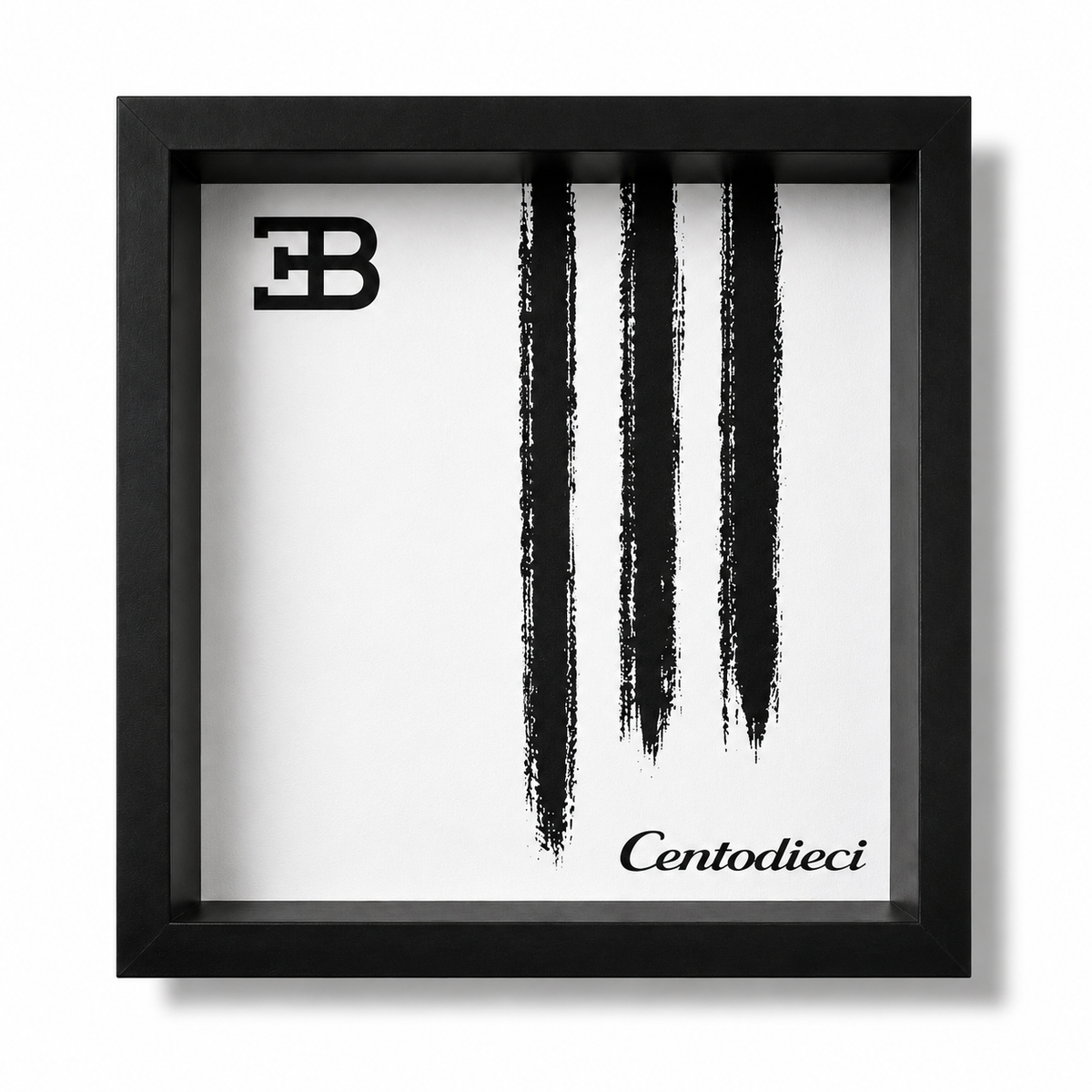 Cadre mural LEGO Speed Champions Bugatti Centodieci 77240 25x25 sans set LEGO