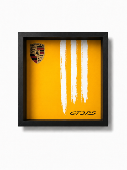 Cadre mural LEGO Speed Champions Porsche 911 GT3 RS 25x25 sans set LEGO