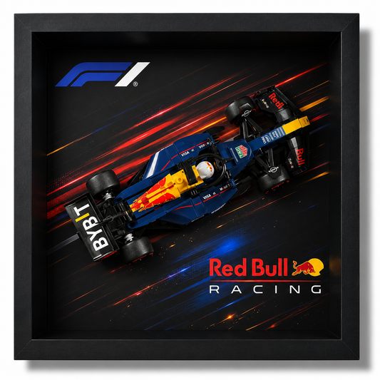 Cadre LEGO Speed Champions Red Bull RB20 F1 77243 25x25 avec monoplace exposée