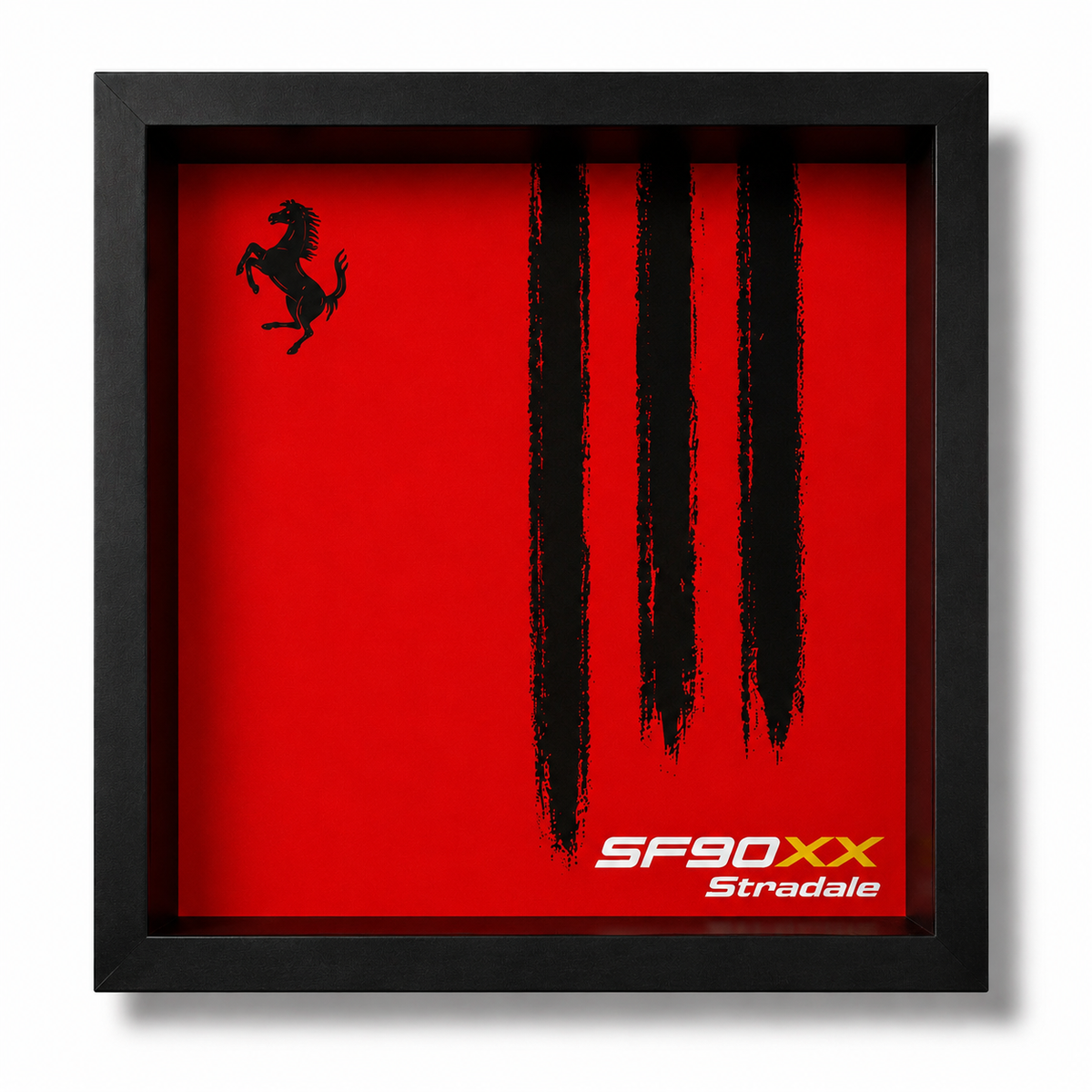 Cadre mural LEGO Speed Champions Ferrari SF90 XX Stradale 77254 25x25 sans set LEGO