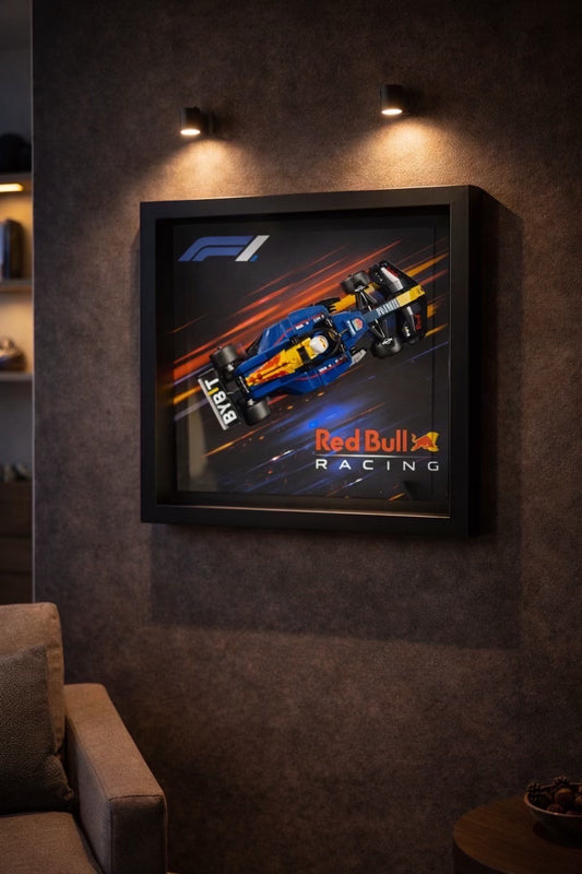 Cadre mural compatible LEGO Speed Champions Red Bull Racing Formule 1